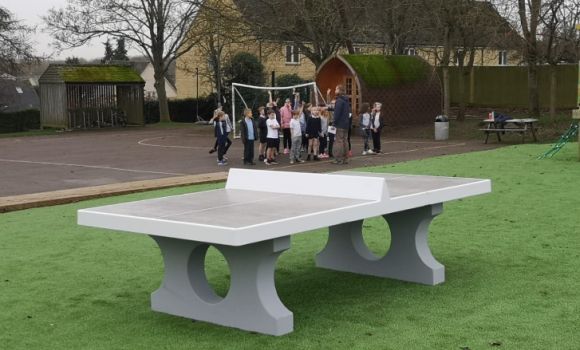 Serve up some fun at lunch time with Playcrete’s table tennis tables!