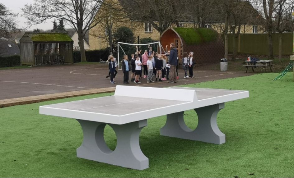 Serve up some fun at lunch time with Playcrete’s table tennis tables!