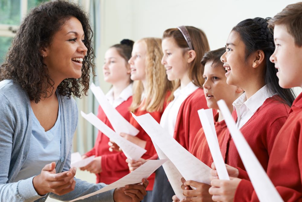 Sing when you’re teaching